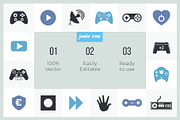 Gaming Controls Glyph Icons V2, a Solid Icon by Jumbo Icons (Thumbnail 2 of 6)
