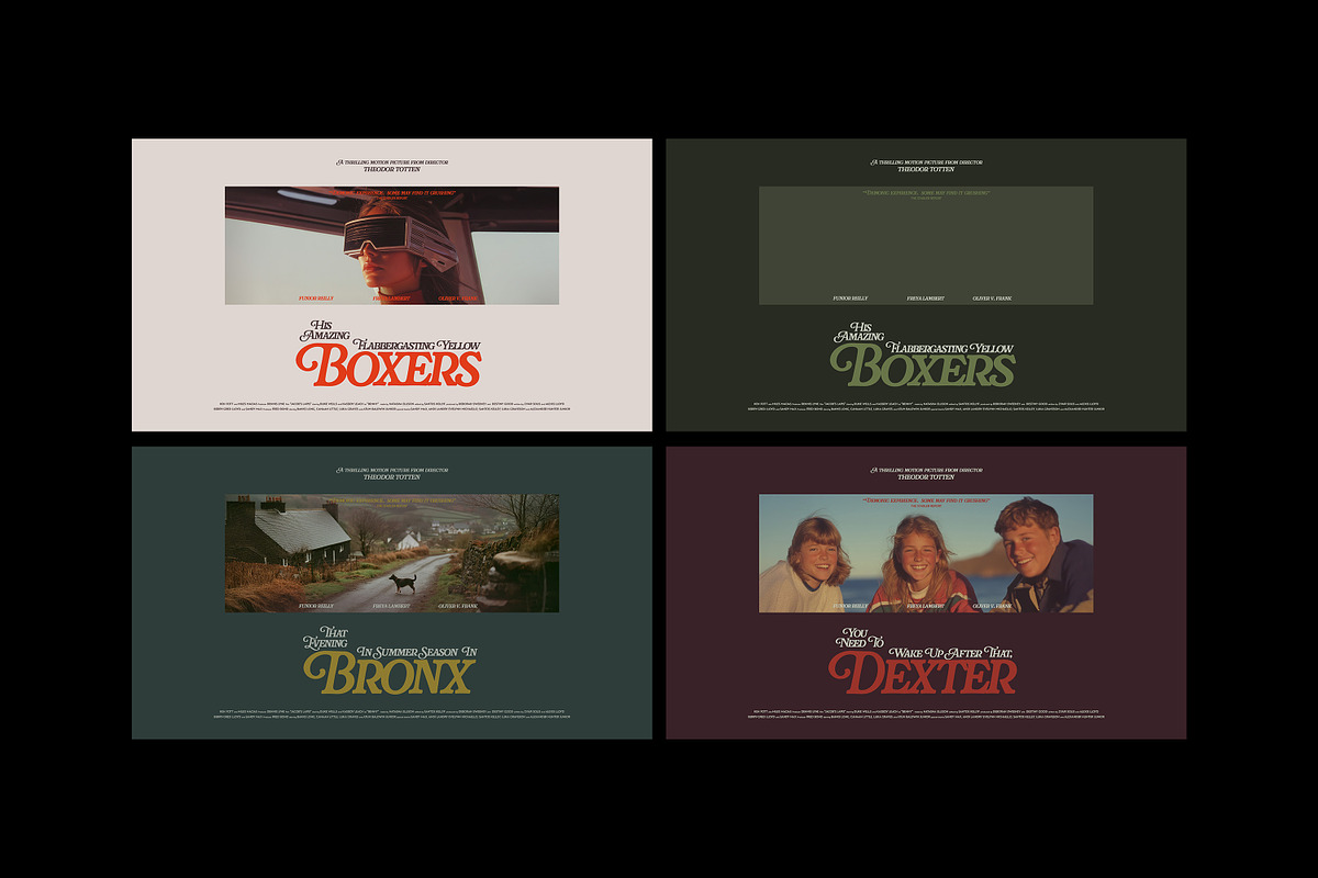 Old Movie Titles Collection, a Templates & Theme by pixelbuddha.net (Photo 22 of 26)
