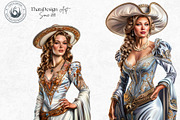 Southern Belle Cowgirls Clipart Set, a Person Illustration by ThatsDesign Art (Thumbnail 10 of 10)