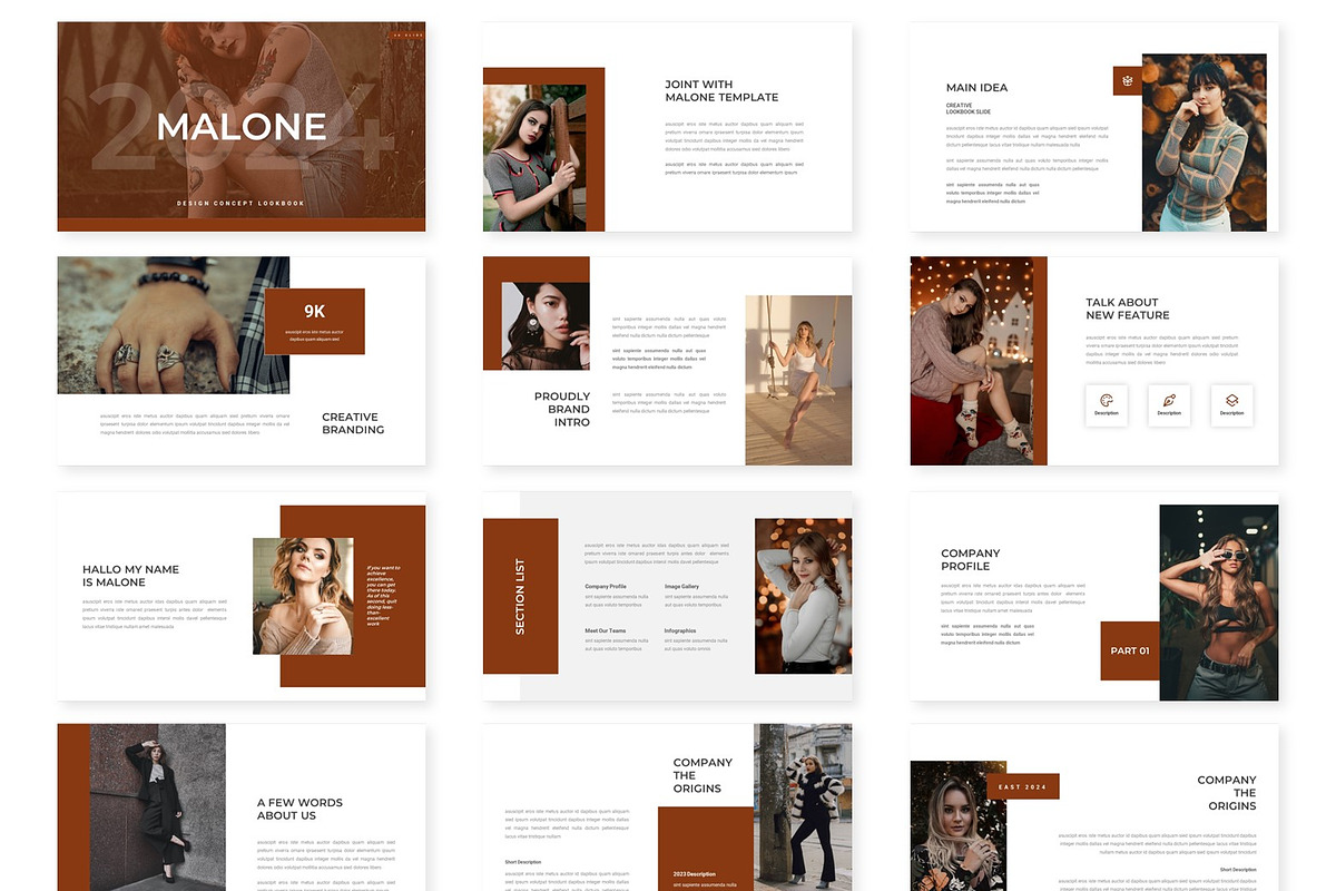 Malone - Powerpoint Template, a Presentation Template by inspirasign (Photo 2 of 4)