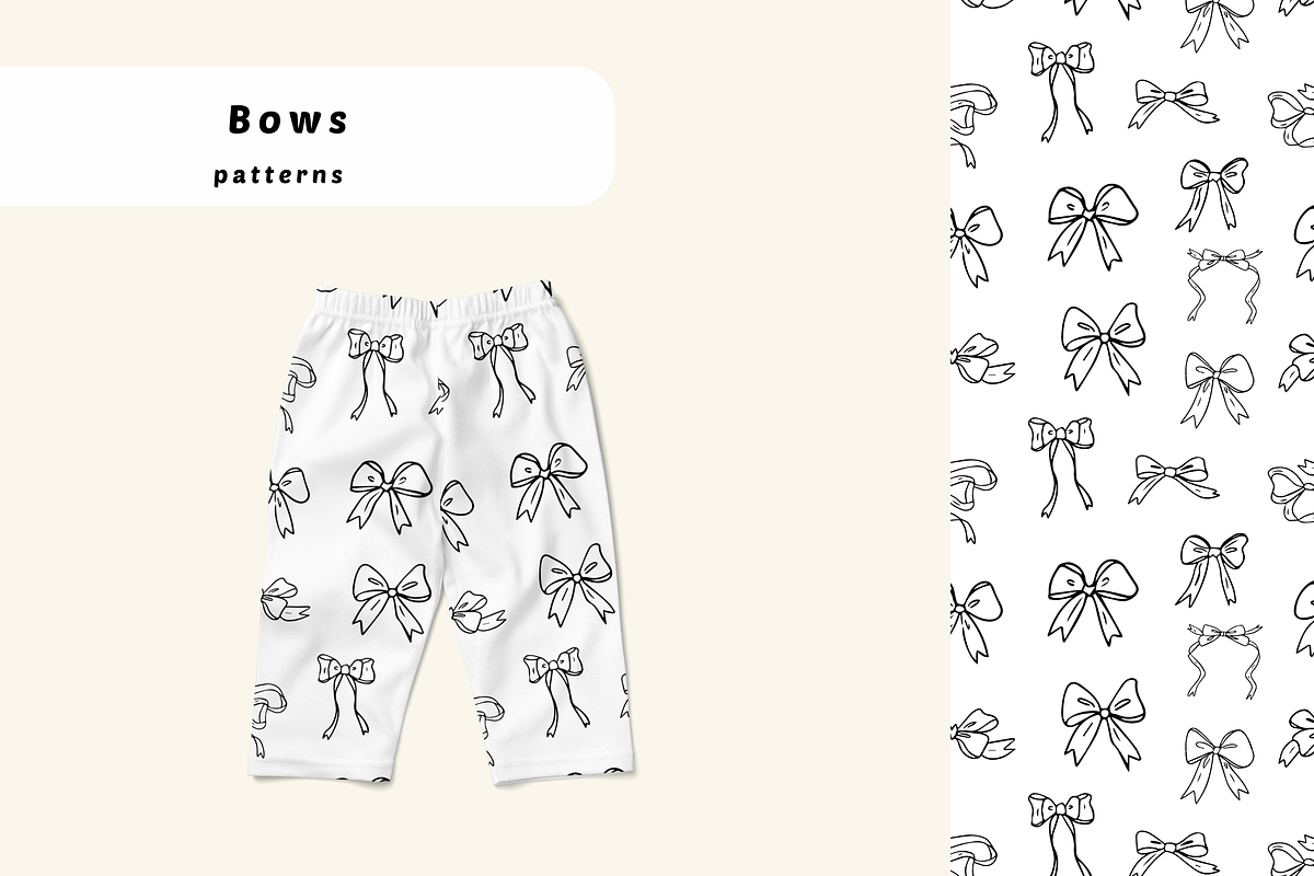 Bows, a Pattern Graphic by AnnaEshka (Photo 1 of 2)