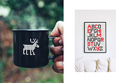 UGLY SWEATER Font and backs, a Font by VasilkovS (Thumbnail 6 of 7)
