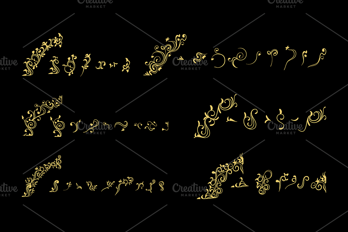 Floral Decorative Ornate Frames, a Branding & Logo Template by vectalex (Photo 3 of 3)