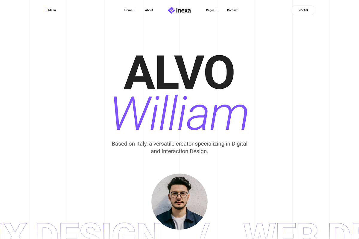 Inexa - Personal Portfolio HTML, a HTML Template by AliThemes (Photo 3 of 10)