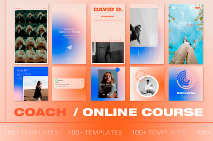 100 Insta Coach Creator Social Kit