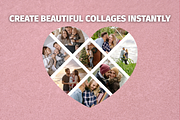 Heart Photo Collage Canva Template, a Social Media Template by GraphiCarola (Thumbnail 6 of 15)