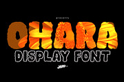 Ohara - Display Font, a Script Font by HIRO.std (Thumbnail 1 of 9)
