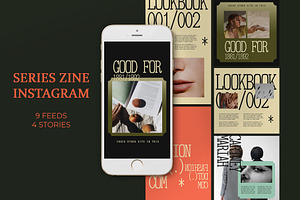 Series Zine Instagram Templates