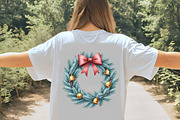 Light Blue & Gold Christmas Clipart', an Illustration by CrexoraLab (Thumbnail 5 of 5)