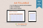 Weekly Planner Template, Canva, a Templates & Theme by Jaboor Magics (Thumbnail 4 of 5)