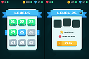 GUI for Low Poly Game, an Illustration by wowu (Thumbnail 5 of 7)