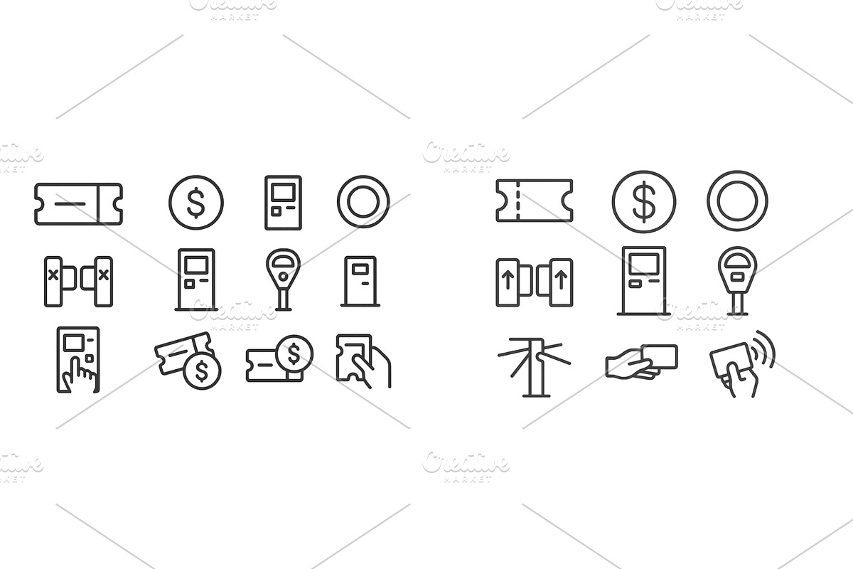 Set of web icons featuring various, a Technology Illustration by ZinetroN