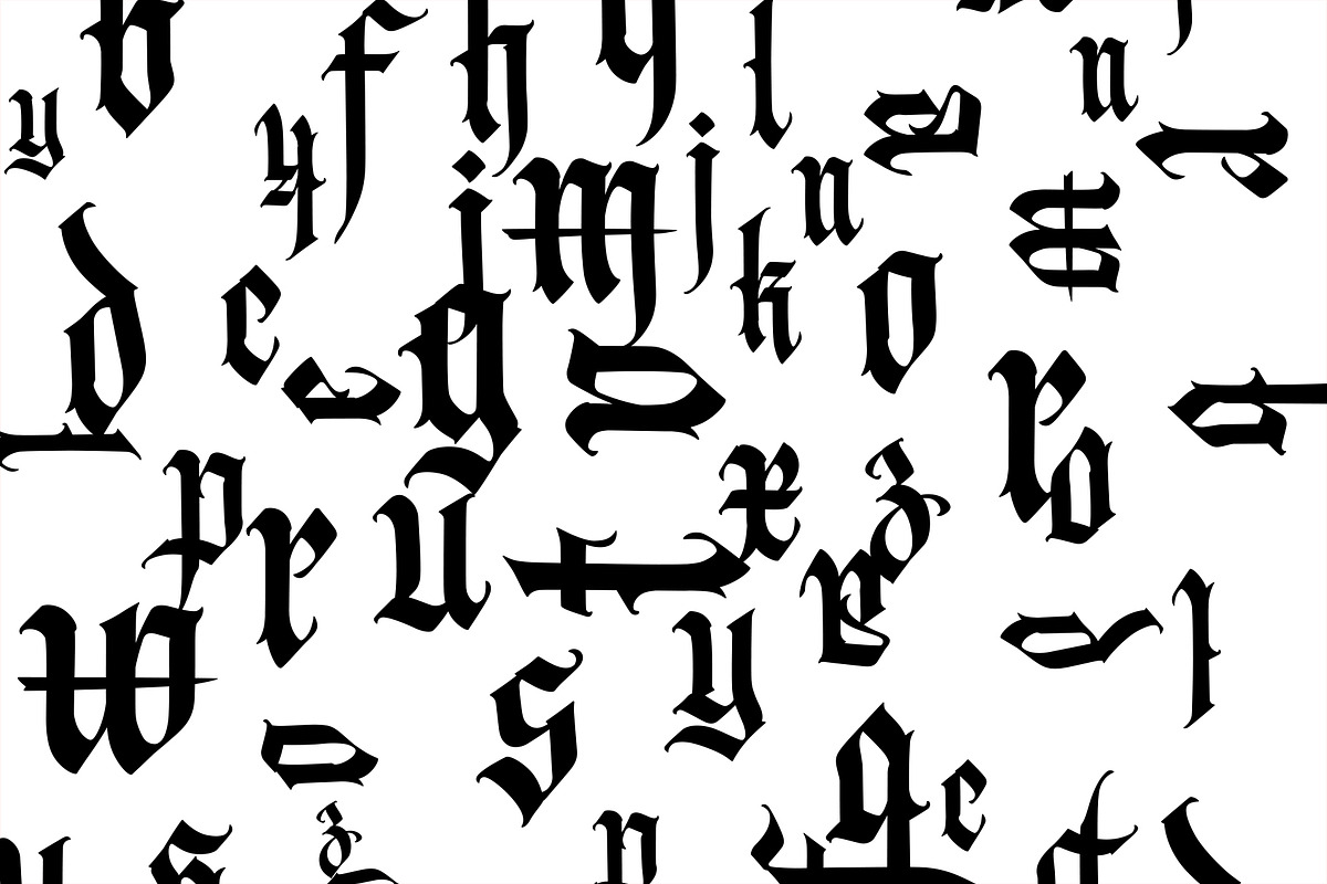 Gothic font 010, a Blackletter Font by GeekClick (Photo 9 of 24)