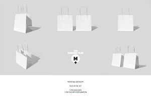 PAPER BAG MOCKUPS