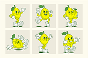 Lemon Fruit Cartoon Character, a Food Illustration by ™Creasi (Thumbnail 5 of 7)