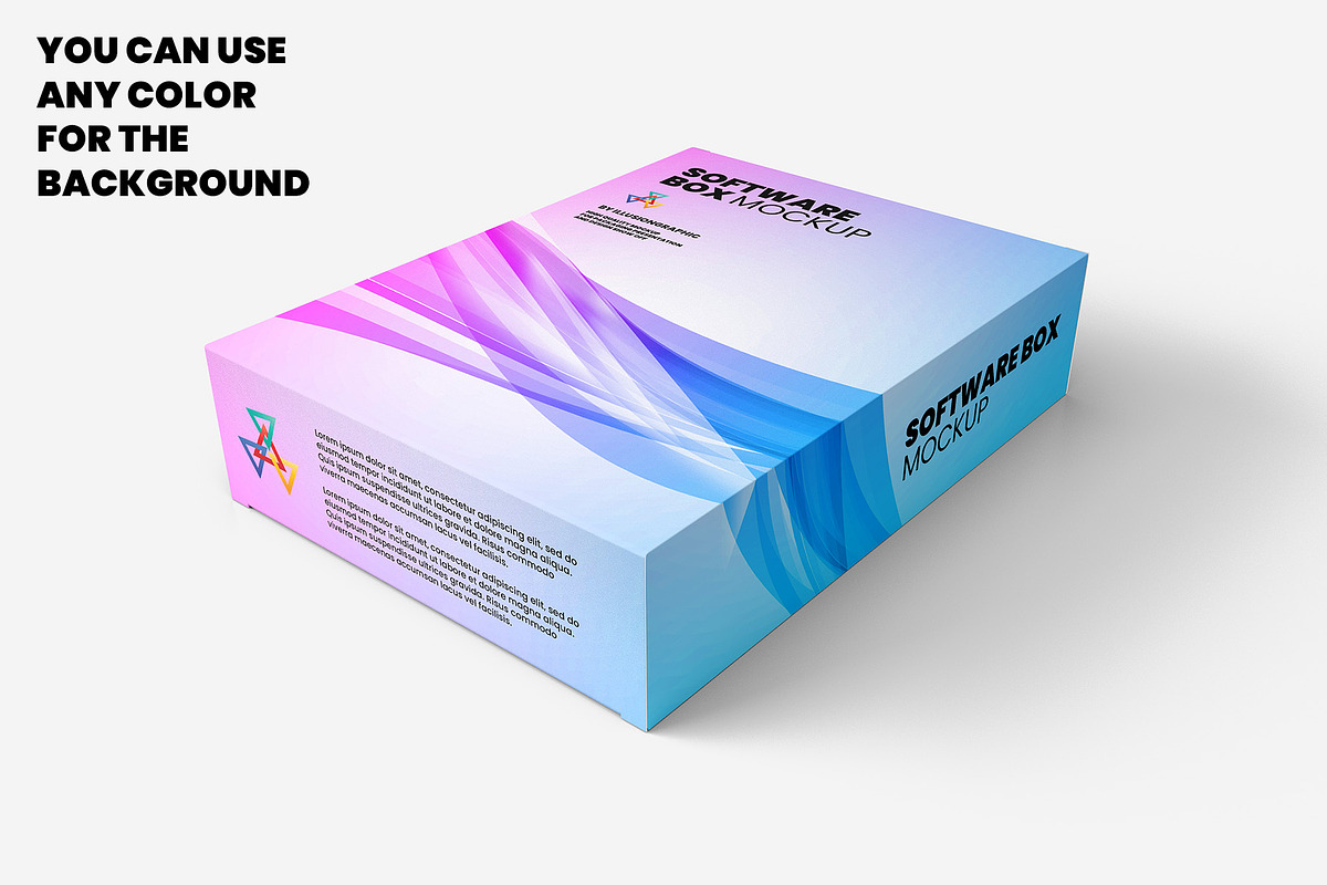 Software Box Mockup - 13 Views, a Packaging Mockup by Illusiongraphic (Photo 7 of 27)