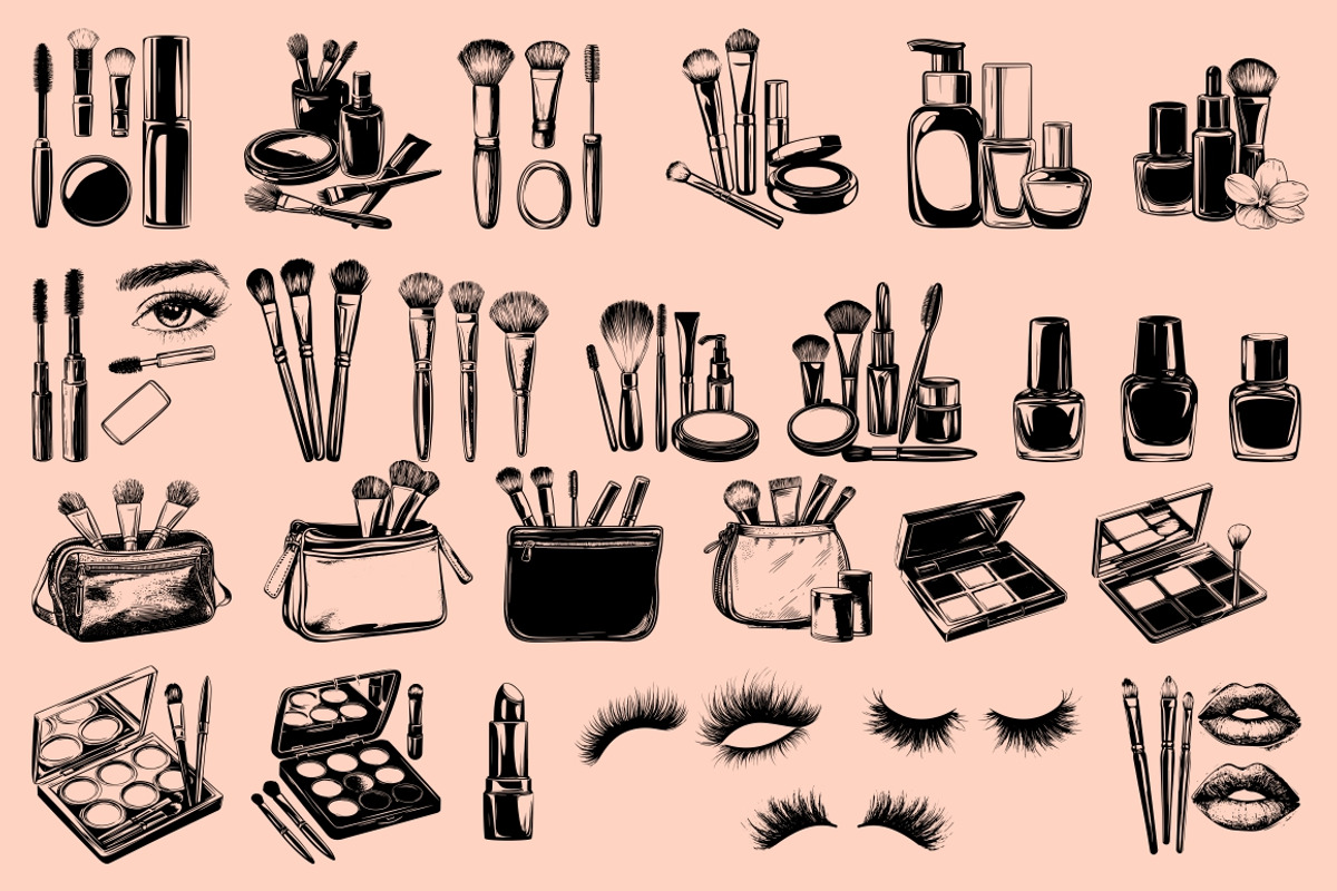 300 Beauty & Cosmetic Illustrations, a Healthcare Illustration by Nocturnal Wolf (Photo 10 of 16)