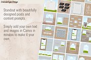 455 Canva Neutral Instagram Template, a Social Media Template by Emerald Eyes Design (Thumbnail 7 of 13)