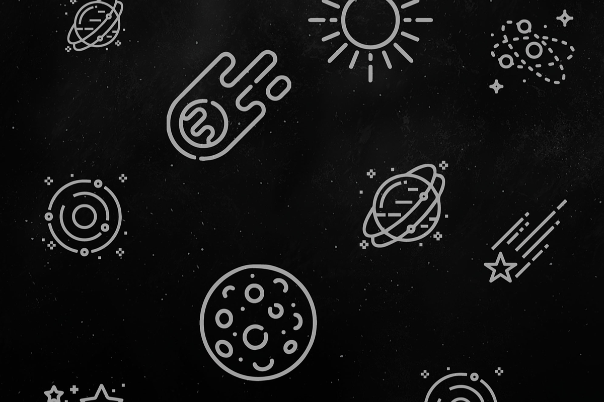 Astronomy and Space Patterns, a Pattern Graphic by CreativesCastle (Photo 4 of 4)