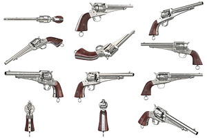 Gun Cowboy Revolver Set