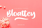 Bloattey - A Fun Bubbly Typeface, a Script Font by Maenjari Std (Thumbnail 1 of 10)