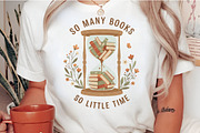 So Many Books so Little Time PNG, an Illustration by Craft Nest (Thumbnail 2 of 6)