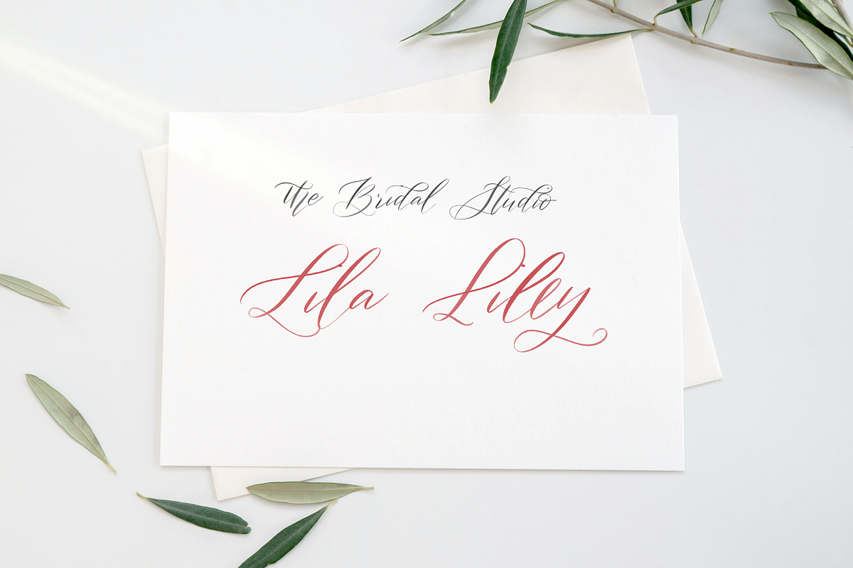 Ophelia Pen, a Script Font by KLUGE+CO (Photo 11 of 11)