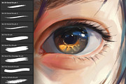 Classy Oil Illustrator Brushes, a Brush Add-On by brushapes.com (Thumbnail 5 of 7)