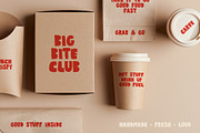CARVE Rough Display Font, a Sans Serif Font by kavoon (Thumbnail 6 of 12)