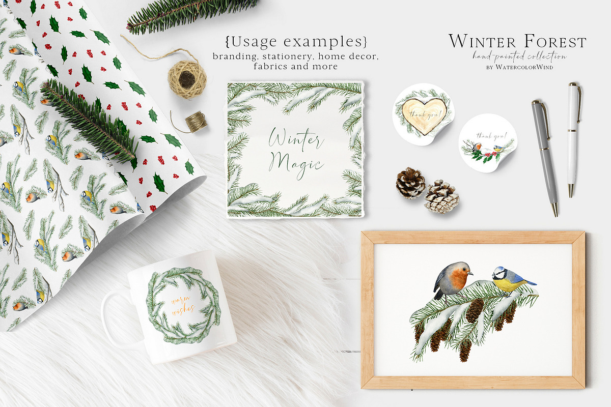 Watercolor Floral All Seasons Bundle, a Seasonal Illustration by Ksenia Shmakova (Photo 22 of 39)