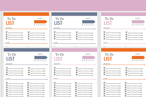 Printable To Do List To-Do Planner