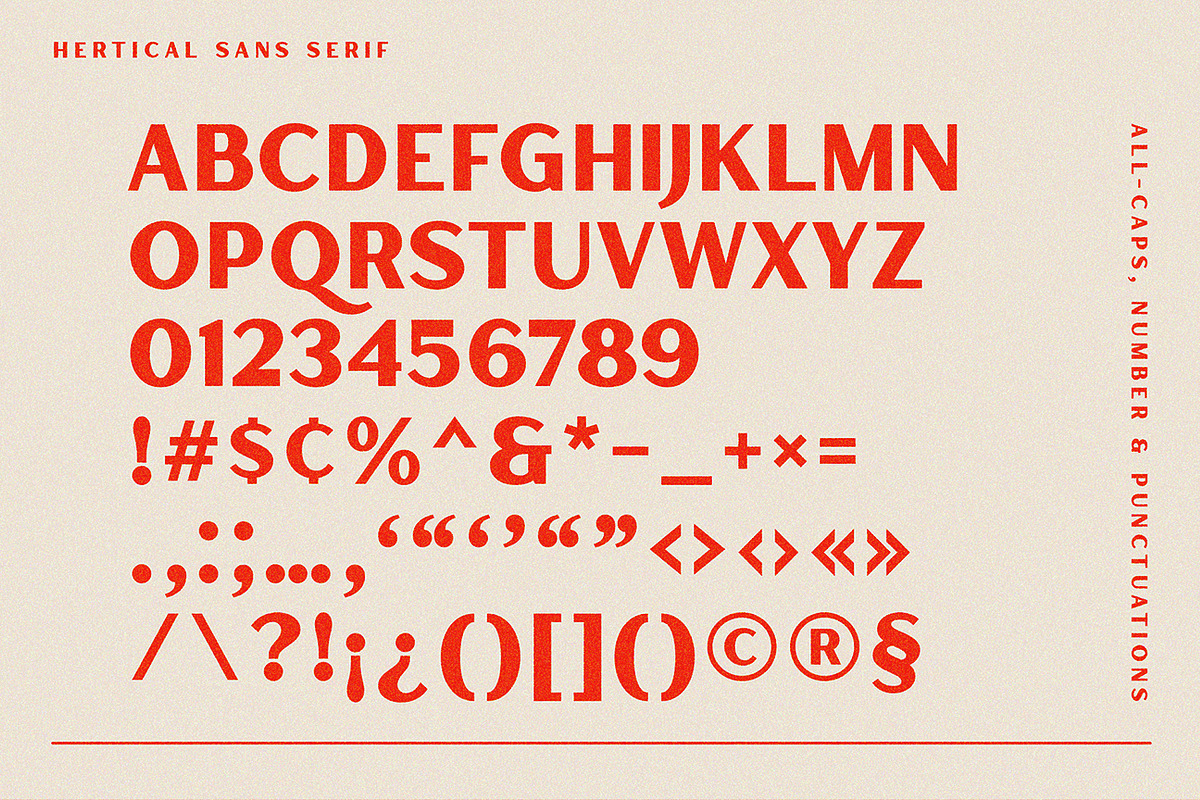 Hertical - Crafted Display Font, a Sans Serif Font by Edignwn Type (Photo 10 of 11)