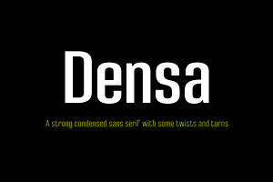 Densa Font Family, a Sans Serif Font by Graviton Font Foundry