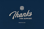 Preizton - Vintage Matchbooks Font, a Sans Serif Font by Roams Type (Thumbnail 11 of 11)