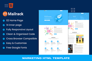 Mailrack - Marketing HTML Template