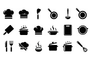 Kitchen Cooking Icon Vector Bundle, an Illustration by jahid234 (Thumbnail 16 of 51)