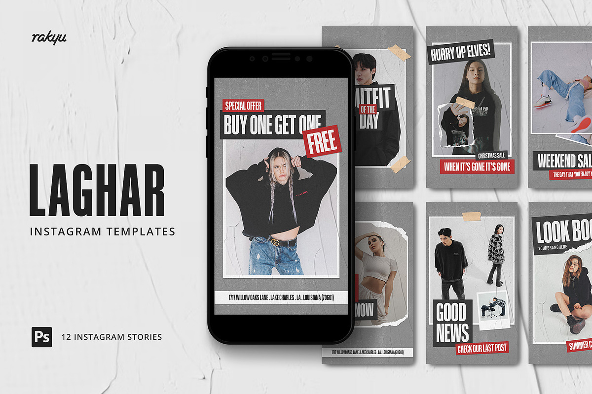 Laghar - Instagram Templates, a Social Media Template by Rakyu (Photo 1 of 4)