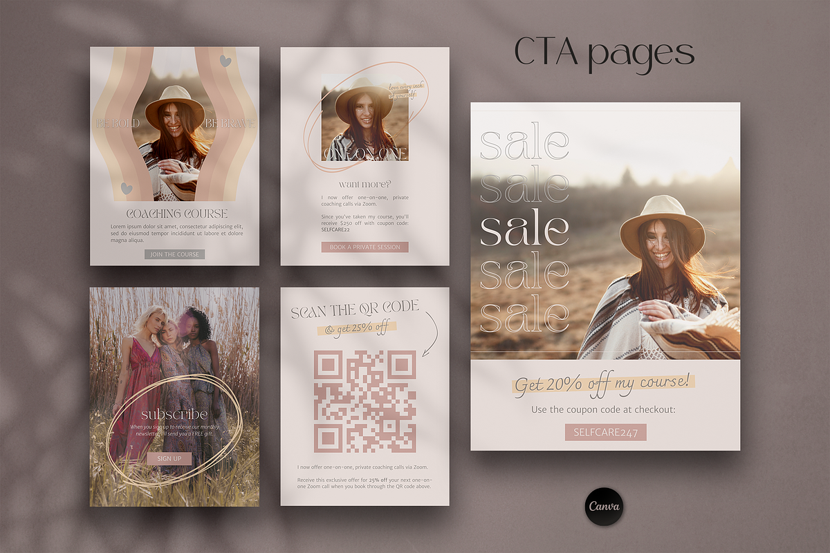 Canva eBook Coaching Template, a Magazine Template by Made by Melody (Photo 12 of 17)