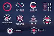 10 Futuristic logos pack, a Branding & Logo Template by fortyfive (Thumbnail 1 of 6)