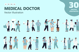 Medical Healthcare Illustration Pack