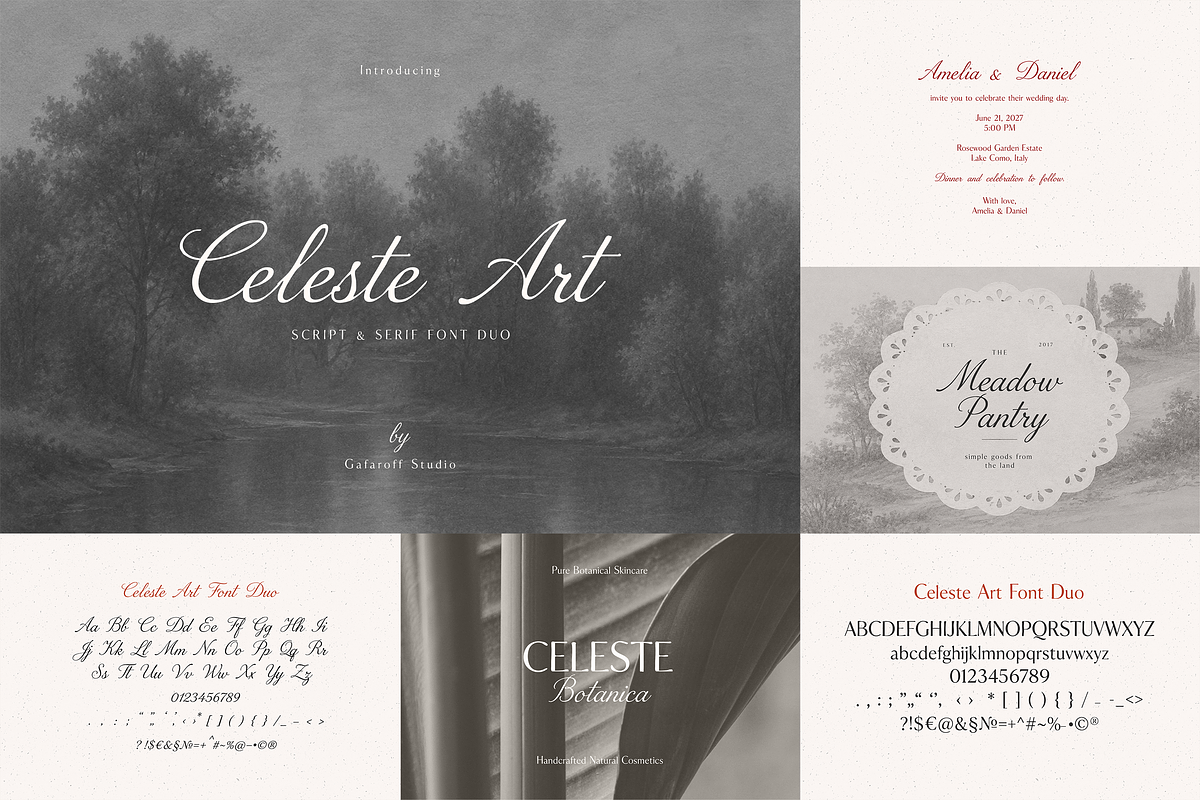 Wedding Font Collection, a Script Font by gafaroff studio (Photo 6 of 22)