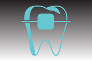 Dental icon design template, a Solid Icon by Sumberpangan (Thumbnail 3 of 3)