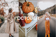 15 FALL LIGHTROOM PRESET OCTOBER, a Preset Add-On by Victoria Bee Presets (Thumbnail 1 of 11)