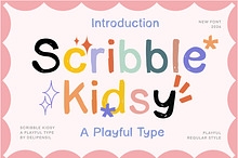 Scribble Kidsy - Playful Handwritten