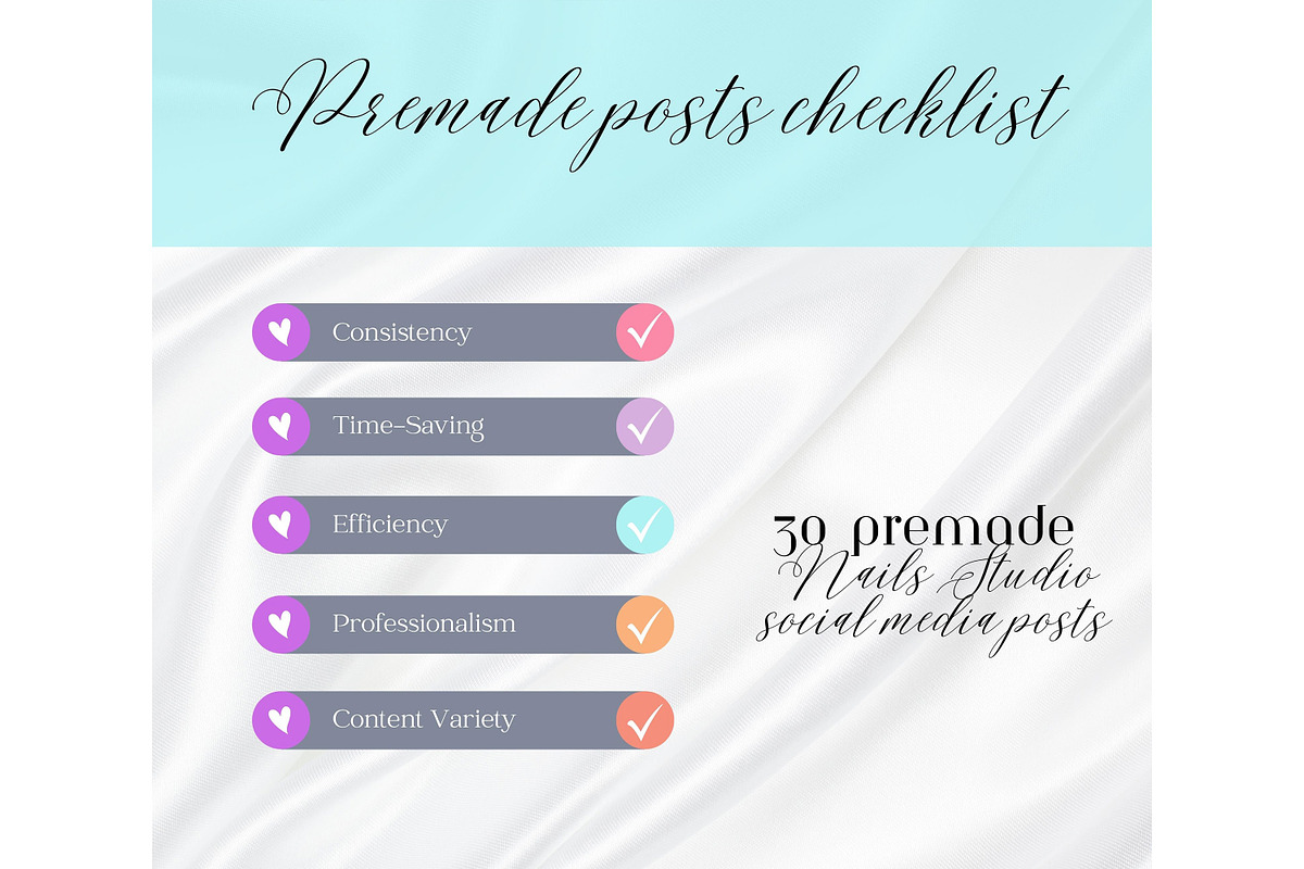 30 Nail Art Studio Social Media Post, a Social Media Template by Cute Little Workshop (Photo 3 of 5)