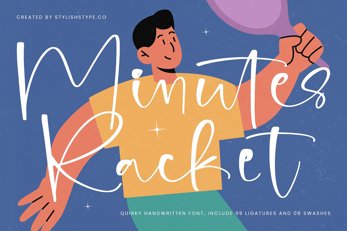 Minutes Racket Quirky Handwritten, a Script Font by stylishtype.co (Photo 1 of 20)