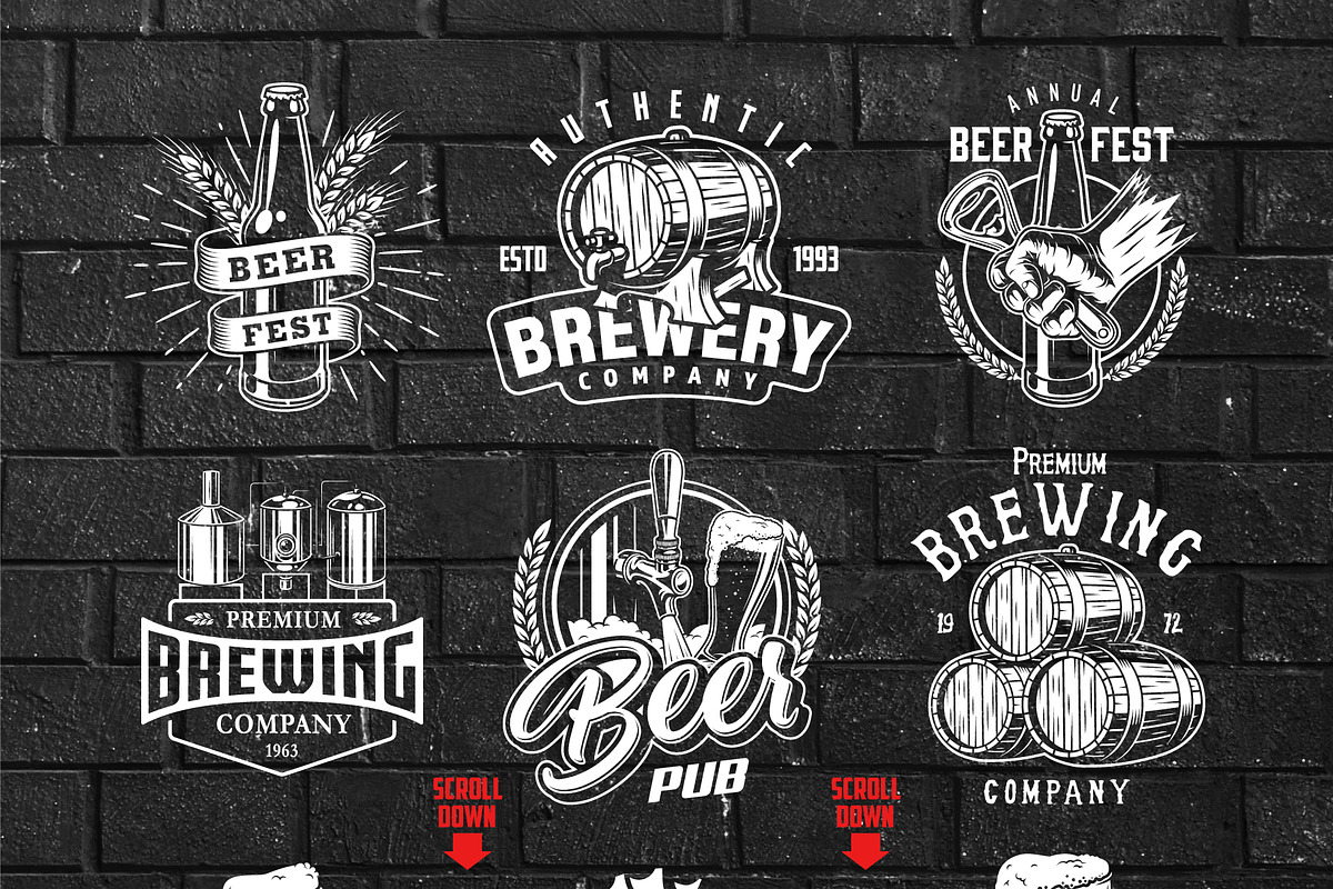 Retro Beer Bundle, a Poster Template by DGIM studio (Photo 4 of 10)