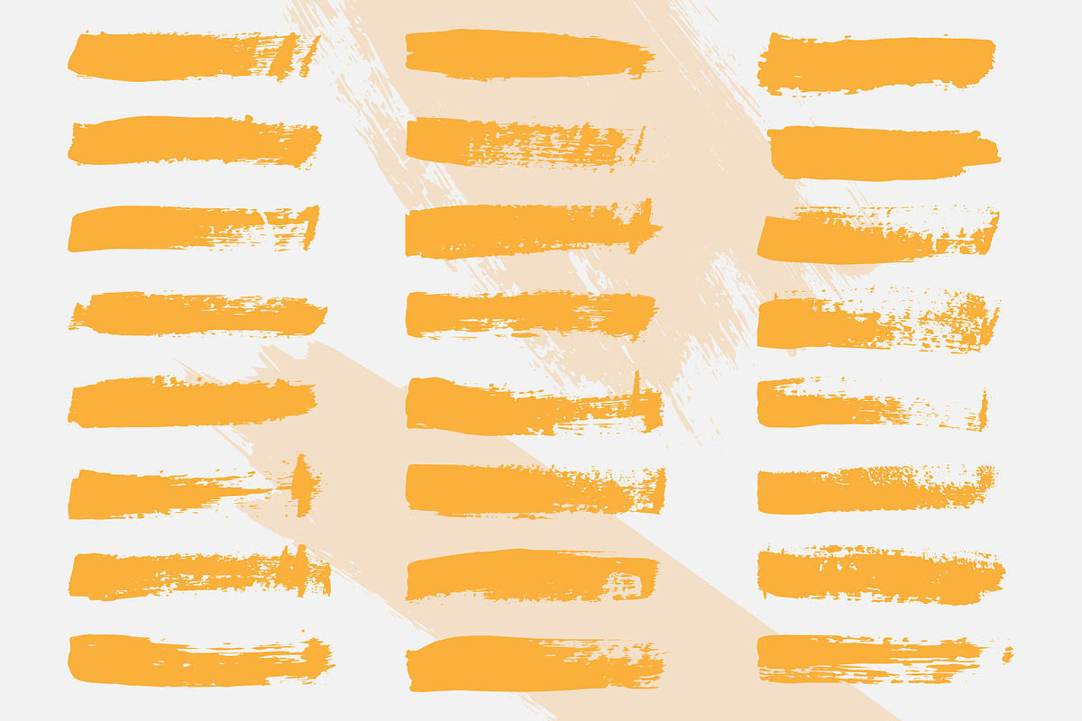 Grunge Brush Strokes Collection, a Brush Add-On by Warm Snow (Photo 3 of 3)