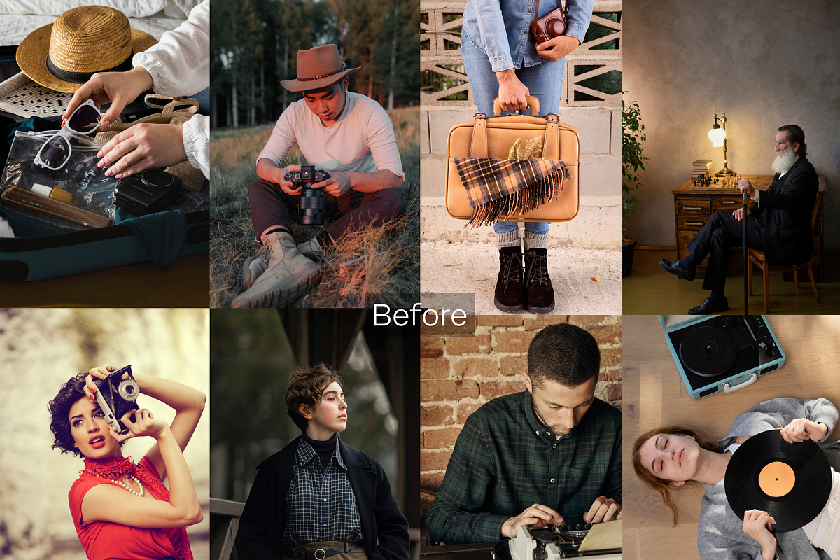 14 Vintage Old Lightroom Presets, a Preset Add-On by RamsaGraphi (Photo 2 of 9)