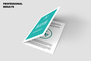 Bi-Fold A5 Brochure Mock-up